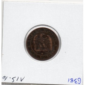 2 centimes Napoléon III tête nue 1857 MA Marseille TTB