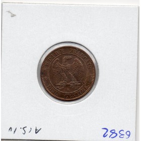 2 centimes Napoléon III tête laurée 1862 K Bordeaux Sup