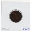 2 centimes Napoléon III tête nue 1857 grand D grand lion TTB-