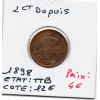 2 centimes Dupuis 1898 TTB