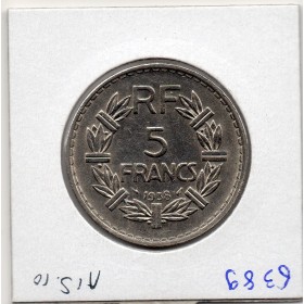 5 francs Lavrillier 1938 Sup