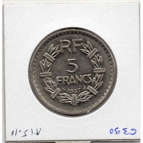 5 francs Lavrillier 1937 Sup