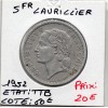 5 francs Lavrillier 1952 TTB, France pièce de monnaie