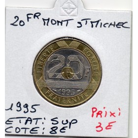 20 francs Mont St Michel 1995 Sup