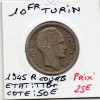 10 francs Turin 1945 rameaux court TTB+