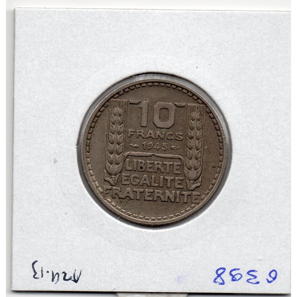 10 francs Turin 1945 rameaux court TTB+
