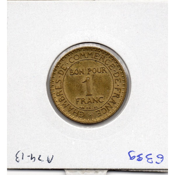 Bon pour 1 franc Commerce Industrie 1922 Sup+