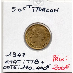 50 centimes Morlon 1947 TTB+