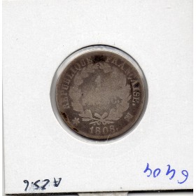 1 Franc Napoléon 1er 1808 MA Marseille TB-