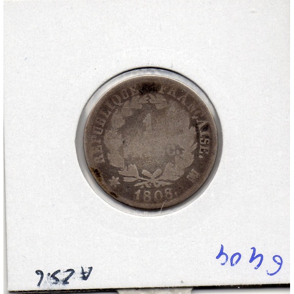1 Franc Napoléon 1er 1808 MA Marseille TB-