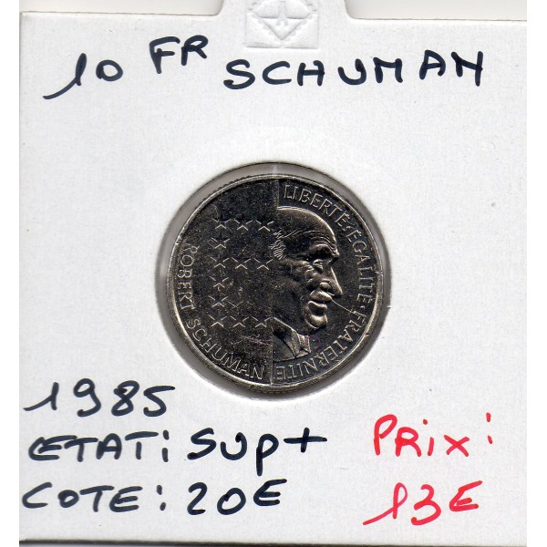 10 francs Schuman 1986 Sup+