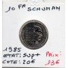 10 francs Schuman 1986 Sup+