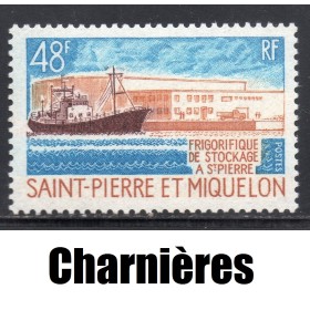 Timbre Saint Pierre et Miquelon 406 Frigorifique de Stockage neuf* 1970