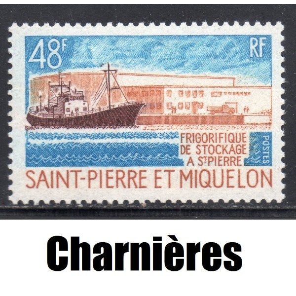 Timbre Saint Pierre et Miquelon 406 Frigorifique de Stockage neuf* 1970