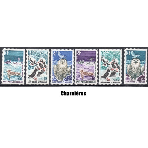 Timbre Saint Pierre et Miquelon 425-430 Oiseaux neuf* 1973