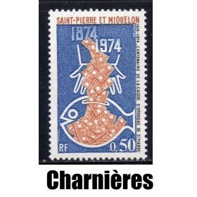 Timbre Saint Pierre et Miquelon 437 Caisse d'épargne neuf* 1974
