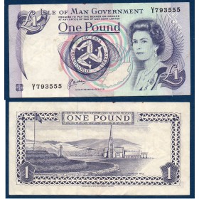 Ile de man P.40b, TTB Billet de 1 Pound 1991 Tynwald Hill