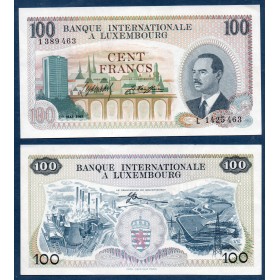 Luxembourg P.14, Sup Billet de 100 Francs 1968 Duc Jean