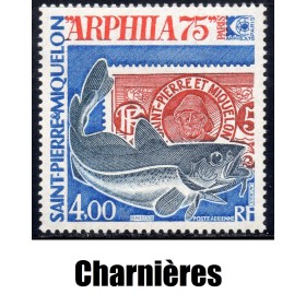 Timbre Saint Pierre poste aérienne 60 Arphila 75 neuf* 1975