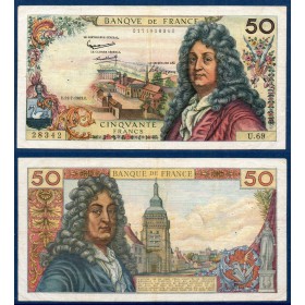 50 Francs Racine, TTB-, 11.7.1963 Billet de la banque de France