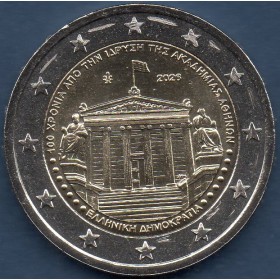 2 euro commémorative Grèce 2026, Académie Athènes, UNC Rouleaux