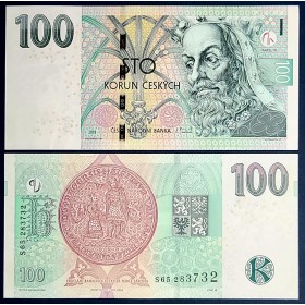 Republique Tchèque P.18g, Neuf Billet de 100 Korun 2018 Karel IV