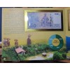 Thaïlande Livre avec 5 billets en Bath 2017 Hommage à Rama IX