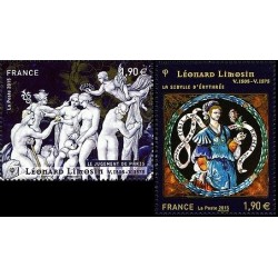 Timbre France Yvert No 4928-4929 Leonard Limosin