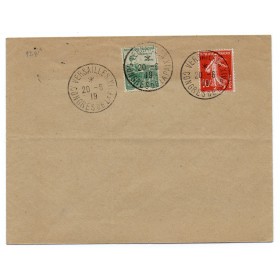 Rare enveloppe avec timbre orphelins de la guerre France 149 vert oblitéré congrès de la paix
