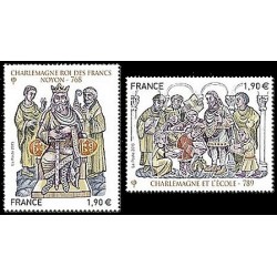 Timbres France Yvert No 4943-4944 les grandes heures de l'histoire de France