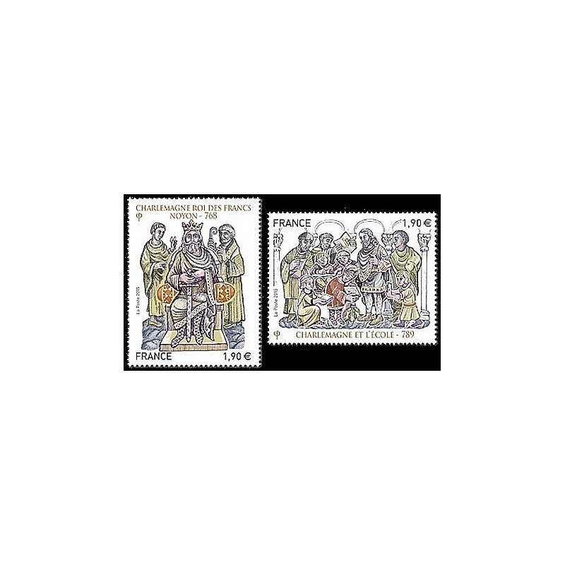 Timbres France Yvert No 4943-4944 les grandes heures de l'histoire de France