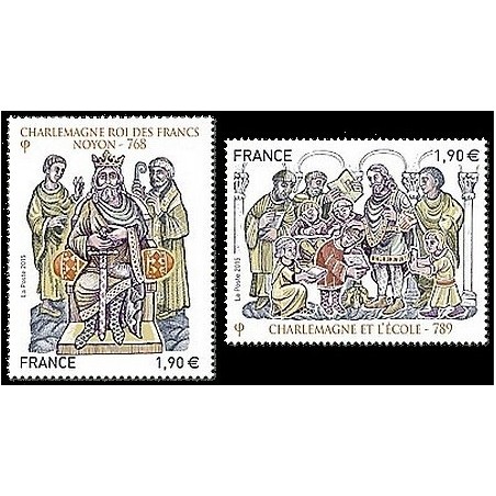 Timbres France Yvert No 4943-4944 les grandes heures de l'histoire de France