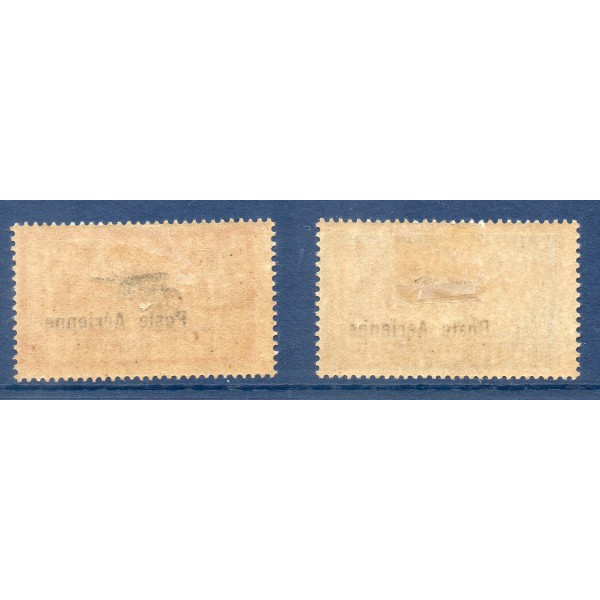 Timbres France Poste Aérienne Yvert 1-2 merson surchargé neuf * avec charnière