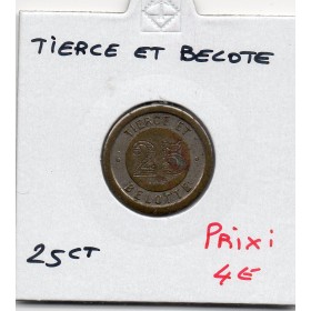 25 centimes Tierce belote ND monnaie de nécessité