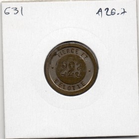 25 centimes Tierce belote ND monnaie de nécessité