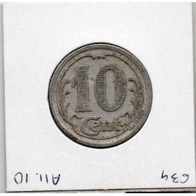 Checy Chateauneuf Sully Vitry 10 centimes Comité TTB+