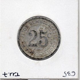 Montpellier 25 centimes Mercerie lyonnaise, TTB