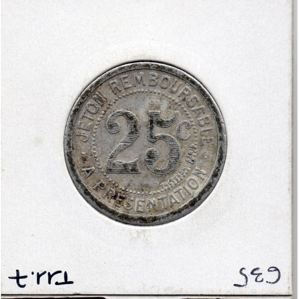 Montpellier 25 centimes Mercerie lyonnaise, TTB