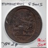 Monneron 5 sols Type IIf 1792 Sup-, France monnaie de confiance