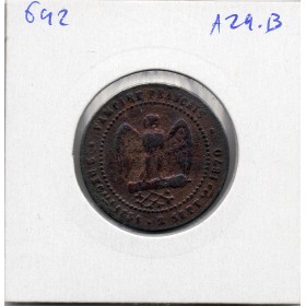 Medaille Satirique module 5 centimes Napoléon III bataille de Sedan, apres 1870