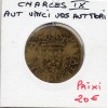 Jeton Charles IX AVT VINCI VOS AVT MORI ND TB