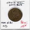 Jeton Louis XVI OMNIBVS NON SIBI laiton, 1775