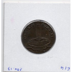 Jeton Louis XVI OMNIBVS NON SIBI laiton, 1775