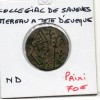 Méreau Collégiale de Saugues, Tête d'évêque ND TTB