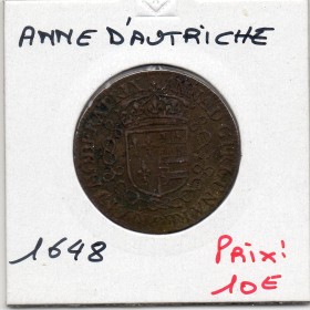 Jeton Anne d'Autriche 1648 TB