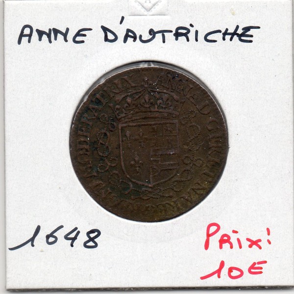 Jeton Anne d'Autriche 1648 TB