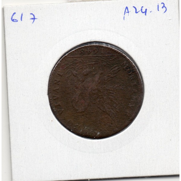 Jeton Anne d'Autriche 1648 TB