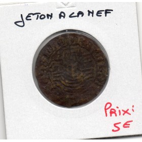 Jeton de nuremberg de compte à la nef laiton, 16eme siecle