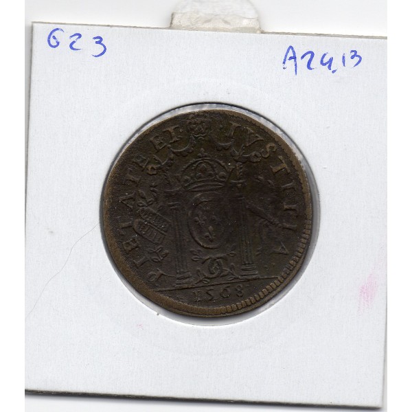 Jeton Charles IX GLORIA GALLIAE, 1568 TB