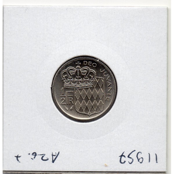 Monaco 1/2 Franc 1978 Spl, Gad.149 Rainier III